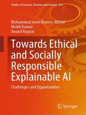 cover image of Towards Ethical and Socially Responsible Explainable AI